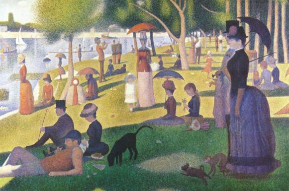 A Sunday Afternoon on the Island of La Grande Jatte_Georges Seurat